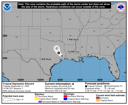 NHC graphical forecast track