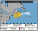 NHC graphical forecast track