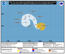 NHC graphical forecast track