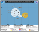NHC graphical forecast track