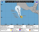 NHC graphical forecast track