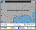 NHC graphical forecast track