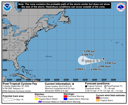 NHC graphical forecast track