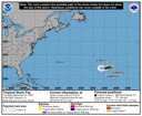 NHC graphical forecast track