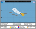 NHC graphical forecast track