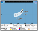 NHC graphical forecast track