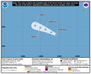 NHC graphical forecast track