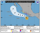 NHC graphical forecast track